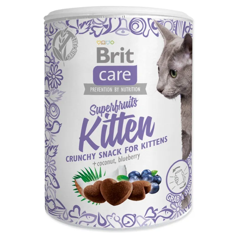 Odeslání Ihned BRIT Care Cat Snack Superfruits Kitten (100g)