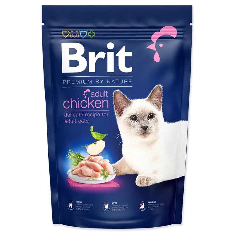 Sezónní Sleva BRIT Premium Cat Adult Chicken (300g)