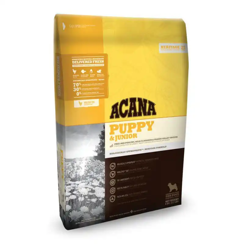 ACANA dog PUPPY JUNIOR HERITAGE 17 kg Nová Kolekce