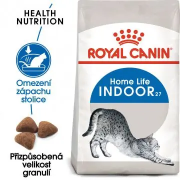 Oblíbený Royal Canin Indoor granule pro kočky žijící uvnitř 10kg