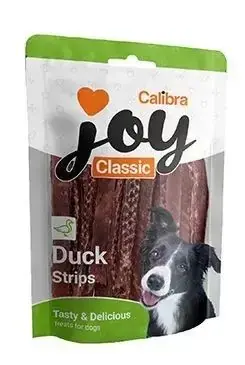 Víkendová Akce Calibra Joy Dog Classic Duck Strips 80g