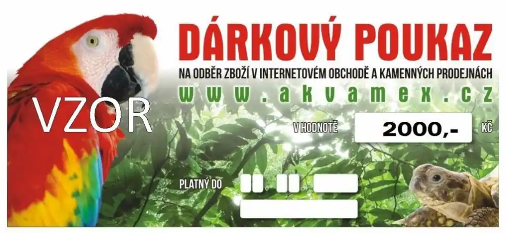 Akční Nabídka Dárkový poukaz v hodnotě 2000,00 Kč