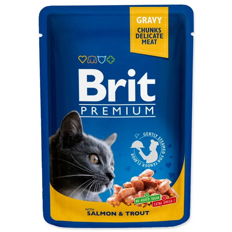 Oblíbený Kapsička BRIT Premium Cat Chicken & Turkey (100g)