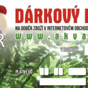 Tovární Cena Dárkový poukaz v hodnotě 2500,00 Kč