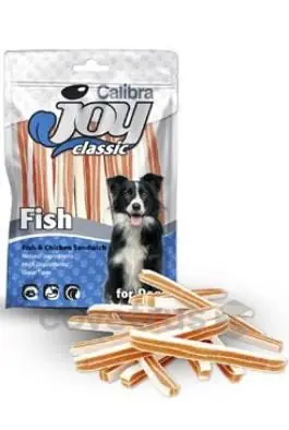 Víkendová Akce Calibra Joy Dog Classic Fish&Chicken Sandwich 80g