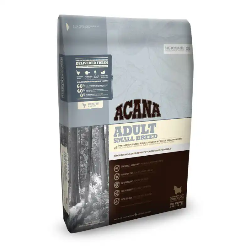 Vrácení Zdarma ACANA ADULT SMALL BREED HERITAGE 6 kg