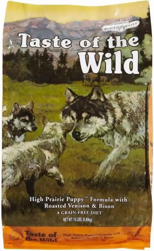 Omezená Nabídka TASTE of the WILD Puppy High Prairie 12,2 kg