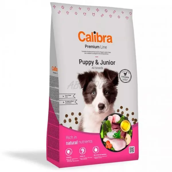 Značkový Calibra Dog NEW Premium Puppy&Junior 3kg