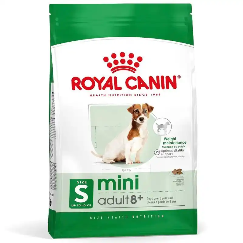 Nová Kolekce Royal Canin Mini Adult 8+ granule pro stárnoucí malé psy 8kg