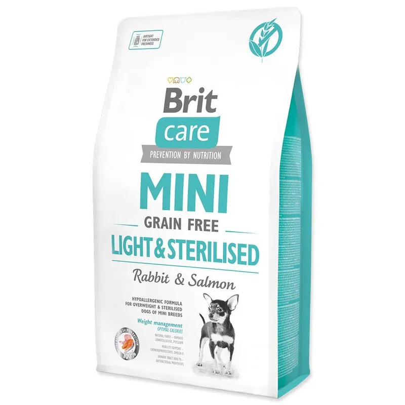 Víkendová Akce BRIT Care Mini Grain Free Light & Sterilised (2kg)