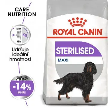 Oblíbený Royal Canin Maxi Sterilised granule pro kastrované velké psy12kg