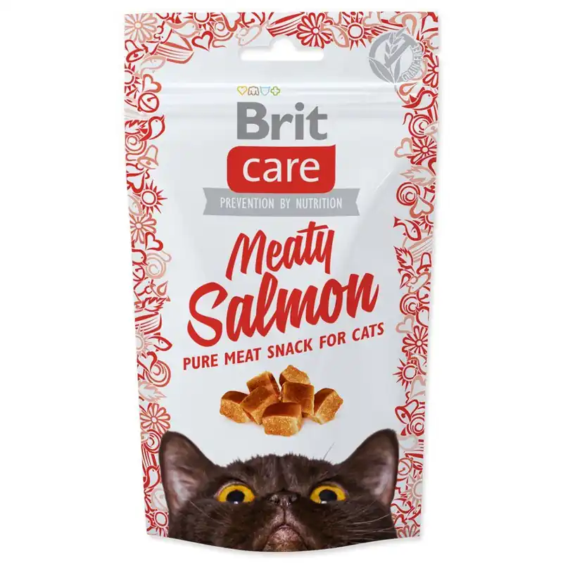 BRIT Care Cat Snack Meaty Salmon (50g) Akční Cena