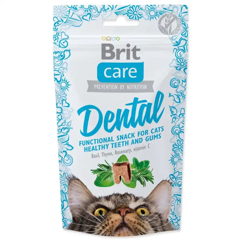 BRIT Care Cat Snack Dental (50g) Sezónní Sleva