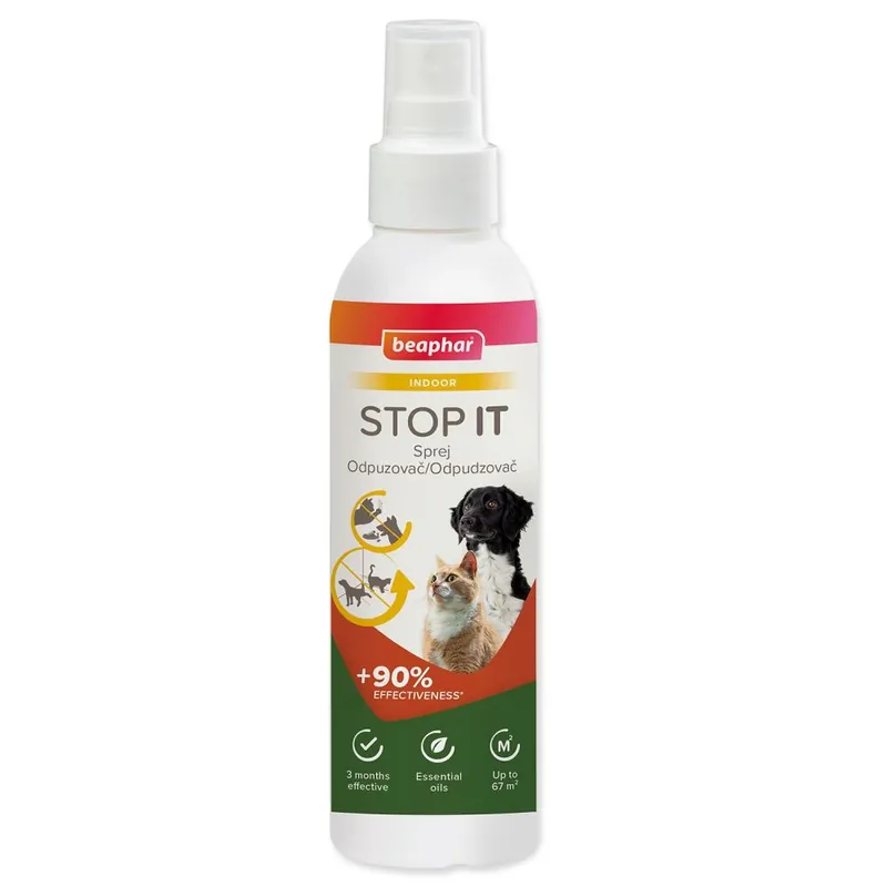 Odeslání Ihned Sprej Beaphar STOP IT interiérový odpuzovač pro kočky a psy 200ml