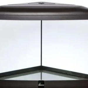 Super Cena Akvarium s osvětlením DIVERSA 70 l rohové černé