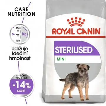 Akční Nabídka Royal Canin Mini Sterilised granule pro kastrované malé psy 8kg