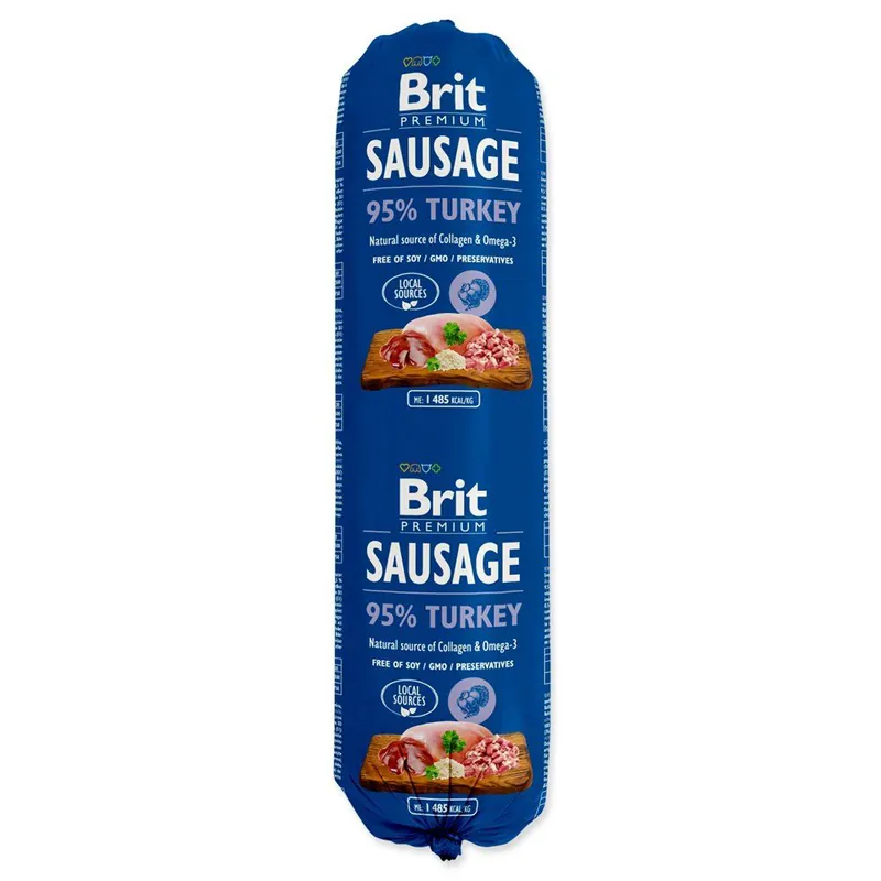 Salám BRIT Premium Dog Sausage Turkey (800g) Horká Nabídka
