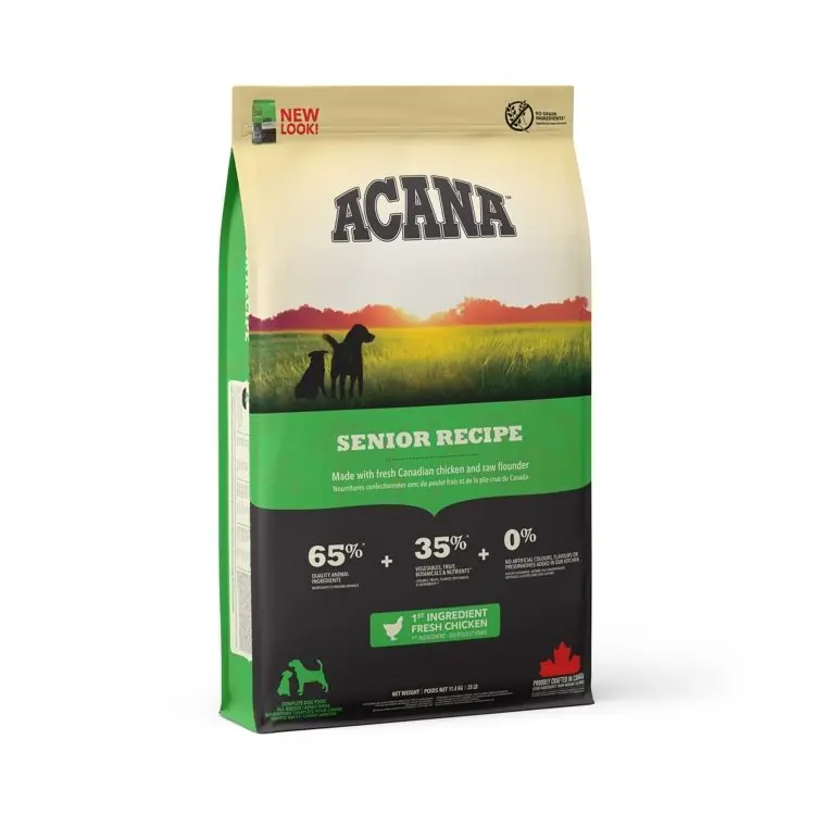 ACANA SENIOR RECIPE 11,4 kg Časově Omezené