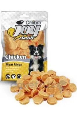 Nízká Cena Calibra Joy Dog Classic Chicken Rings 80g - 10 balení