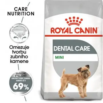 Cenově Výhodný Royal Canin Mini Dental Care granule pro psy snižující tvorbu zubního kamene 3kg