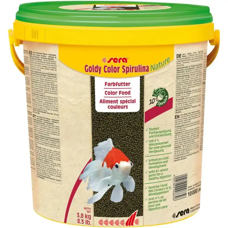 Vysoce Kvalitní Sera Goldy Color Spirulina Nature 10 L