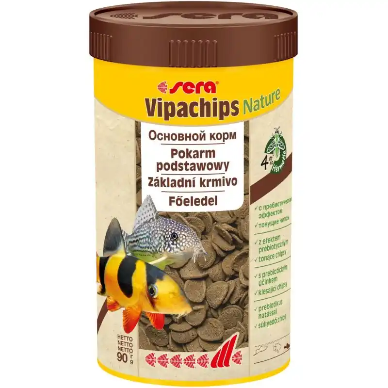 Nízká Cena Sera Vipachips Nature 250 Ml