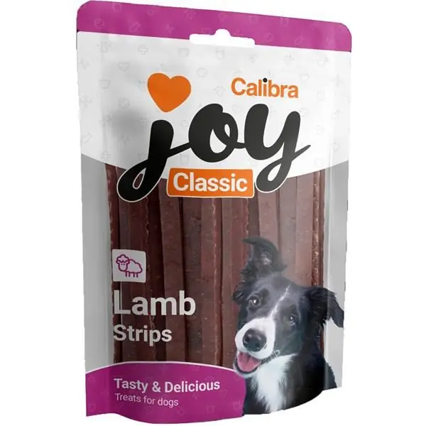 Novinka Calibra Joy Dog Classic Lamb Strips 80g - 10 balení