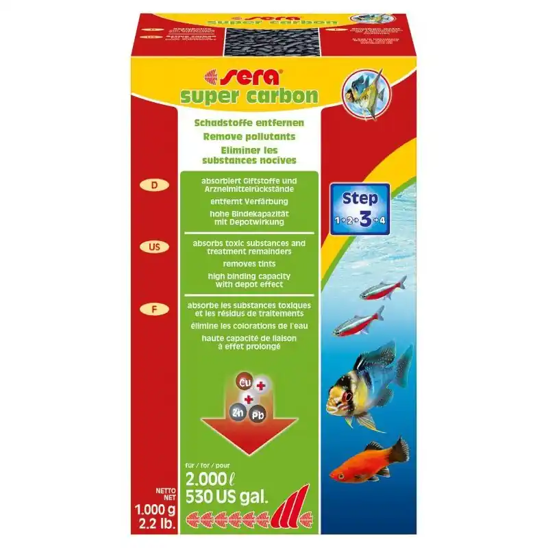 Speciální Cena Sera Super Aktivní Uhlí 1 Kg
