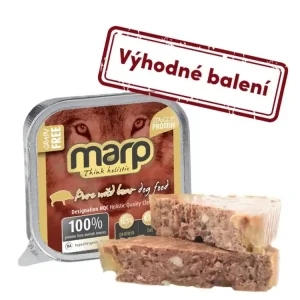Marp Wild Boar vanička pro psy s divočákem 16x100g Akční Cena