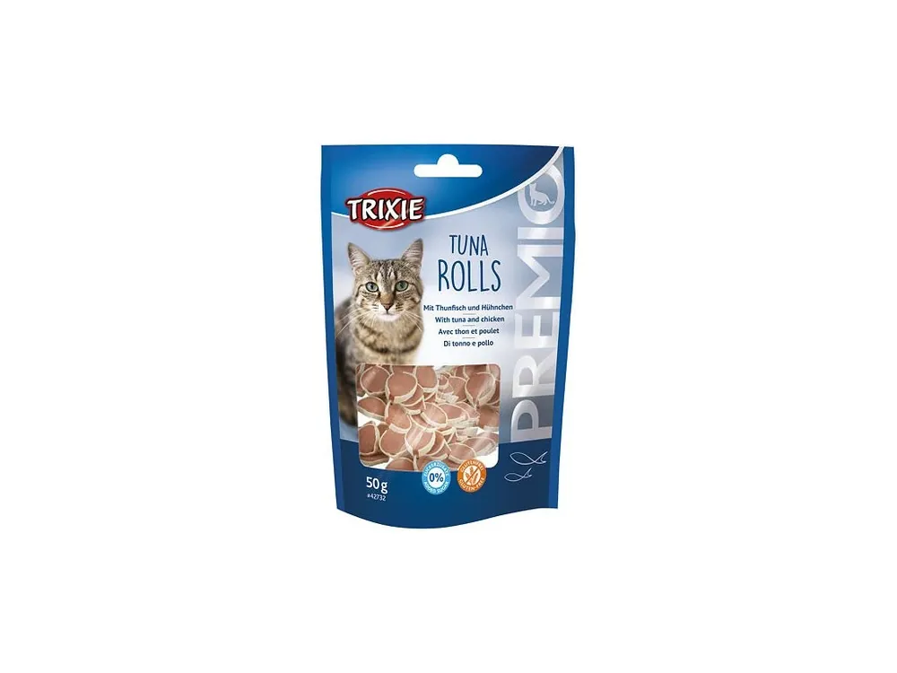 Nakupujte Hned PREMIO Tuna Rolls 50 g - s tuňákem a kuřecím masem