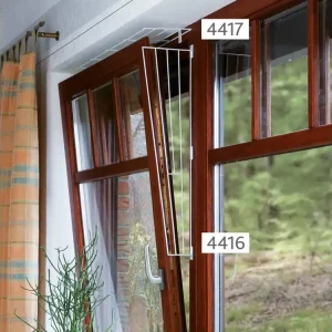 Akční Cena Ochranná mříž do boku okna, zkosená 62 x 8 / 16 cm