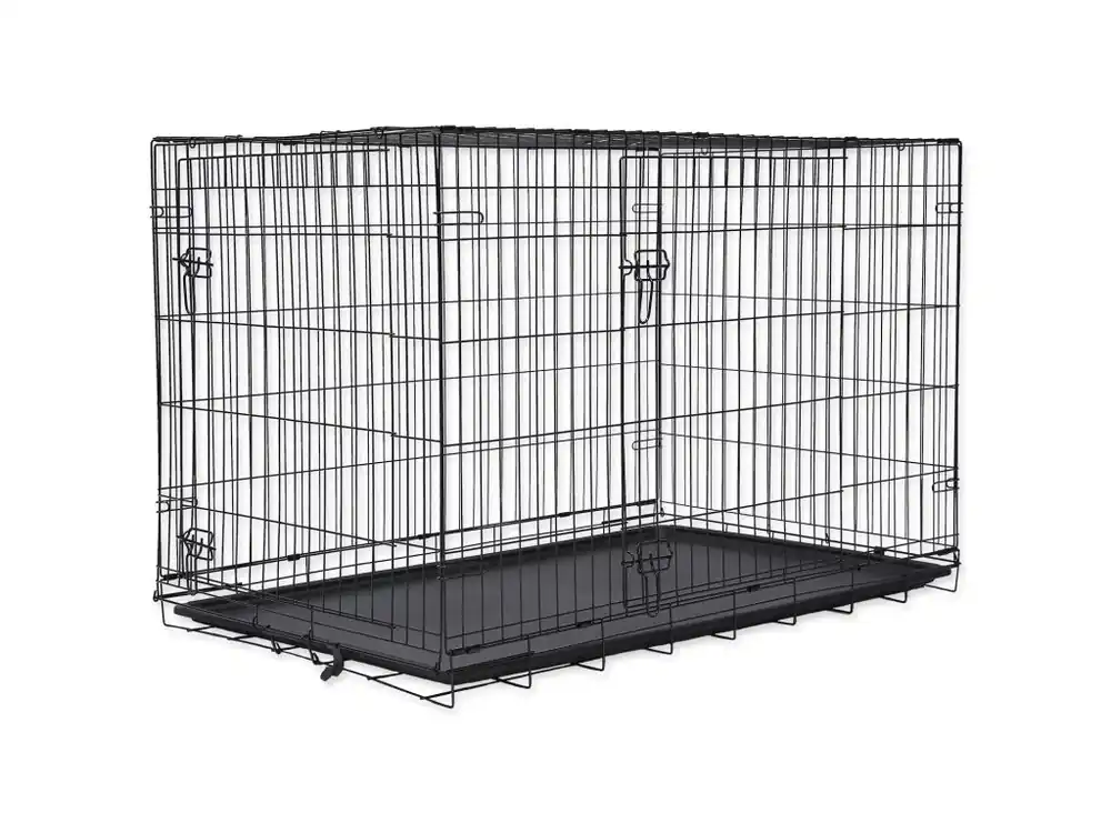 Vrácení Zdarma Klec Dog Fantasy skládací XXL - 2 dveře (121x74x82 cm)