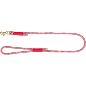 Značkový Soft Rope kulaté tkané vodítko, červená/krémová