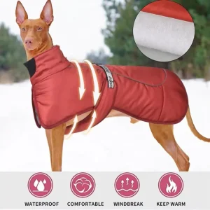 Podzimní nepromokavá vesta pro psy (vel. XL - 6XL) Vrácení Zdarma