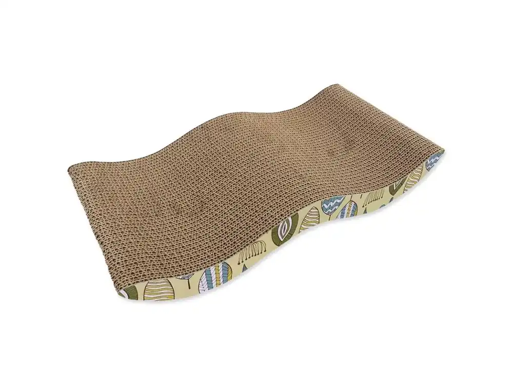Škrabadlo Magic Cat Wave 3 kartonové 43x22x4 cm Jen Po Omezenou Doba