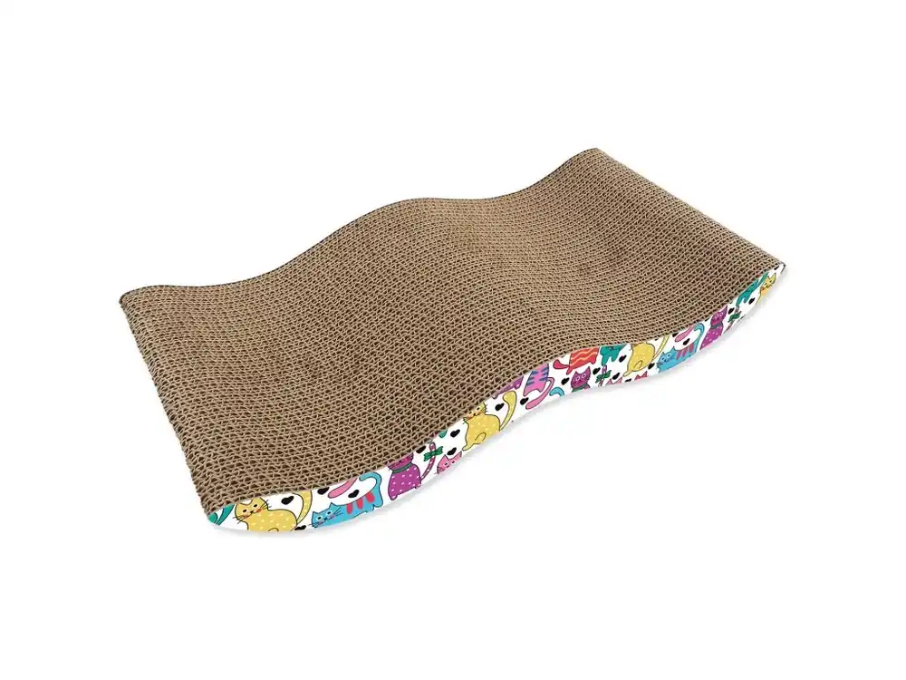 Nejprodávanější Škrabadlo Magic Cat Wave 5 kartonové 43x22x4cm
