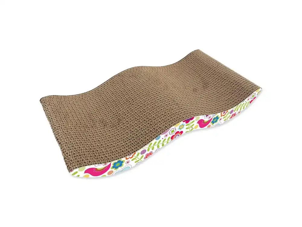Škrabadlo Magic Cat Wave 4 kartonové 43x22x4 cm Nová Kolekce