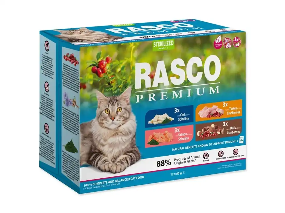 Kapsička Rasco Premium Sterilized Multi 12x85g Jen Po Omezenou Doba