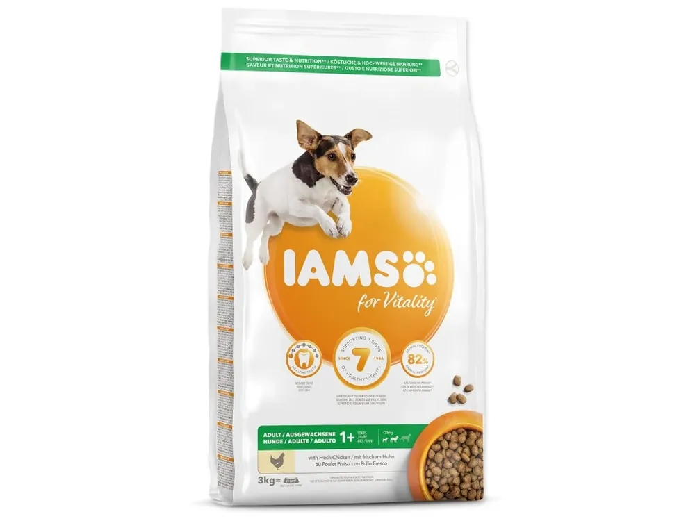 Krmivo IAMS Dog Adult Small & Medium Chicken 3 kg Cenová Bomba