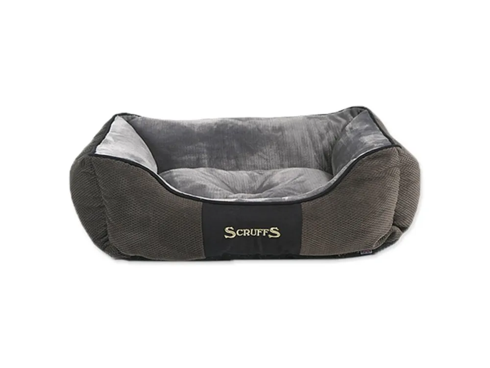 Pelech Scruffs Chester Box Bed šedý M 60x50 cm Sezónní Sleva