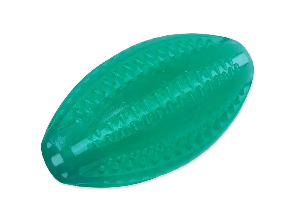 Míček Dog Fantasy DENTAL MINT rugby zelený 9 cm Odeslání Ihned