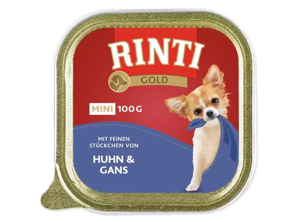 Vanička Rinti Gold Adult Mini kuře a husa 100 g Výprodej