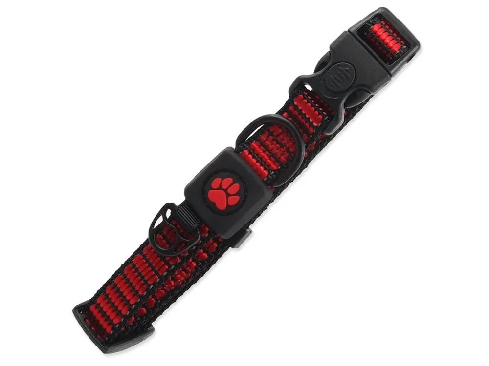 Obojek Active Dog Strong S červený 1,5x27-37cm Nejlepší Volba