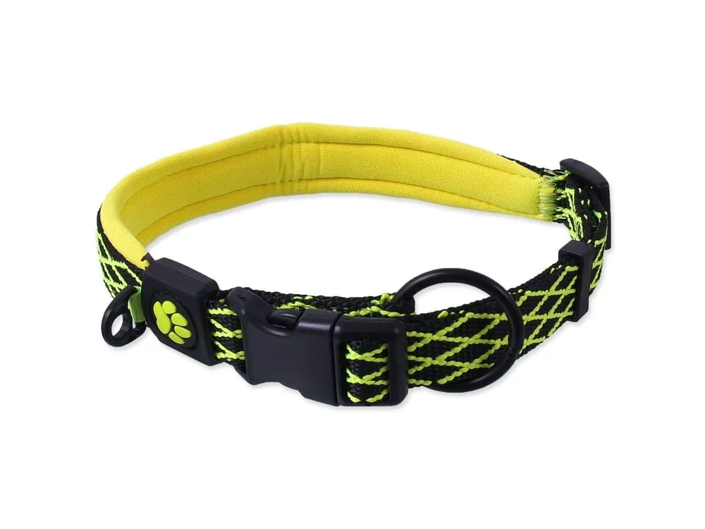 Obojek Active Dog Mystic S limetka 1,5x39-44cm Vrácení Zdarma