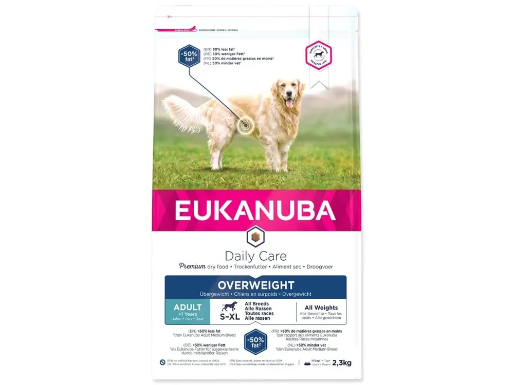 Nejlepší Cena Krmivo EUKANUBA Daily Care Excess Weight 2,3 kg