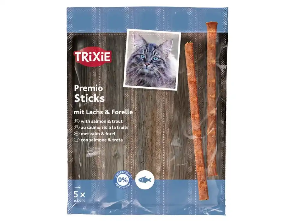 PREMIO Quintett tyčinky losos/pstruh 5 x 5 g Vrácení Zdarma