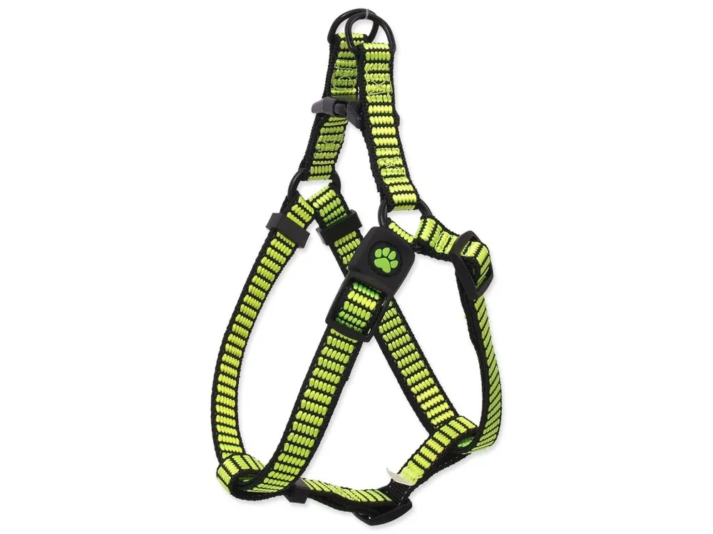 Postroj Active Dog Premium M limetka 2x53-77 cm Nízká Cena
