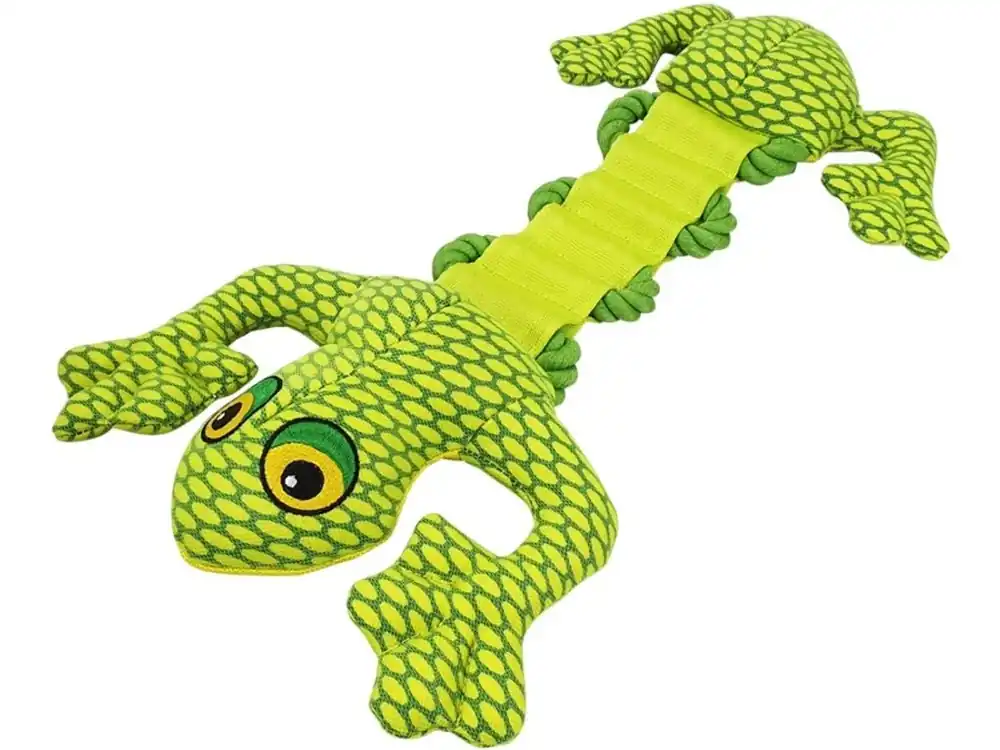 Originální Nobby hračka propletená žába pevný nylon 43cm