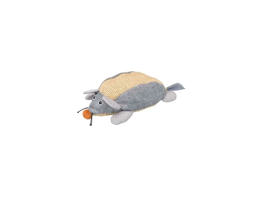 Sisalová myš, sisal/látka 30 cm přírodní/šedá Akční Cena