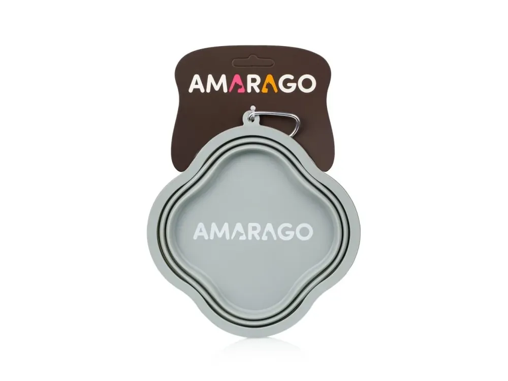 Kup Teď Amarago silikonová skládací miska 1000ml šedá